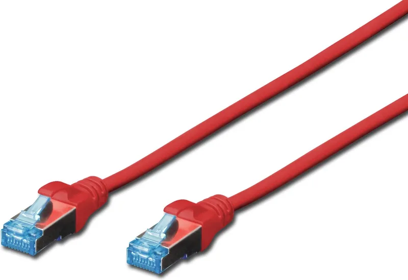 Digitus 2m Cat5e SF/UTP 2m Cat5e SF/UTP (S-FTP) netwerkkabel fra Digitus i Rød – produktbillede