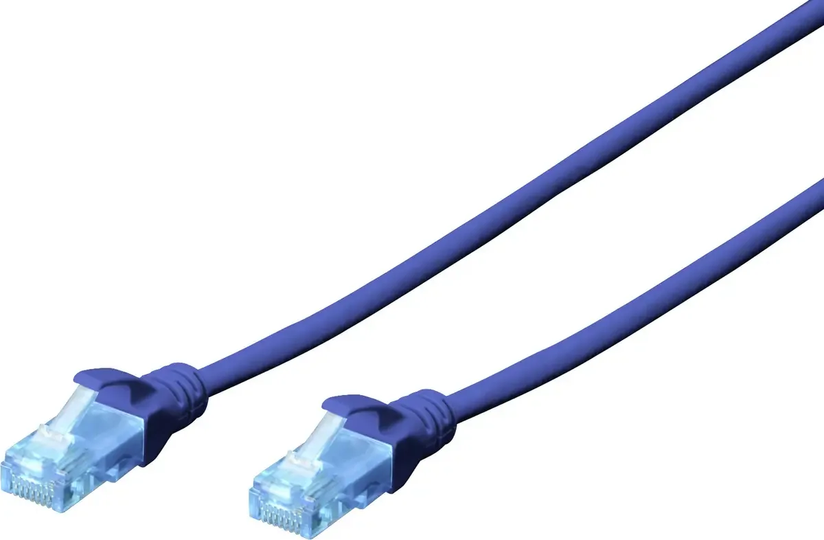 DK-1511-030/B RJ45 Netwerkkabel, patchkabel CAT 5e U/UTP 3.00 m 1 stuk(s) by Digitus in Blue – product photo