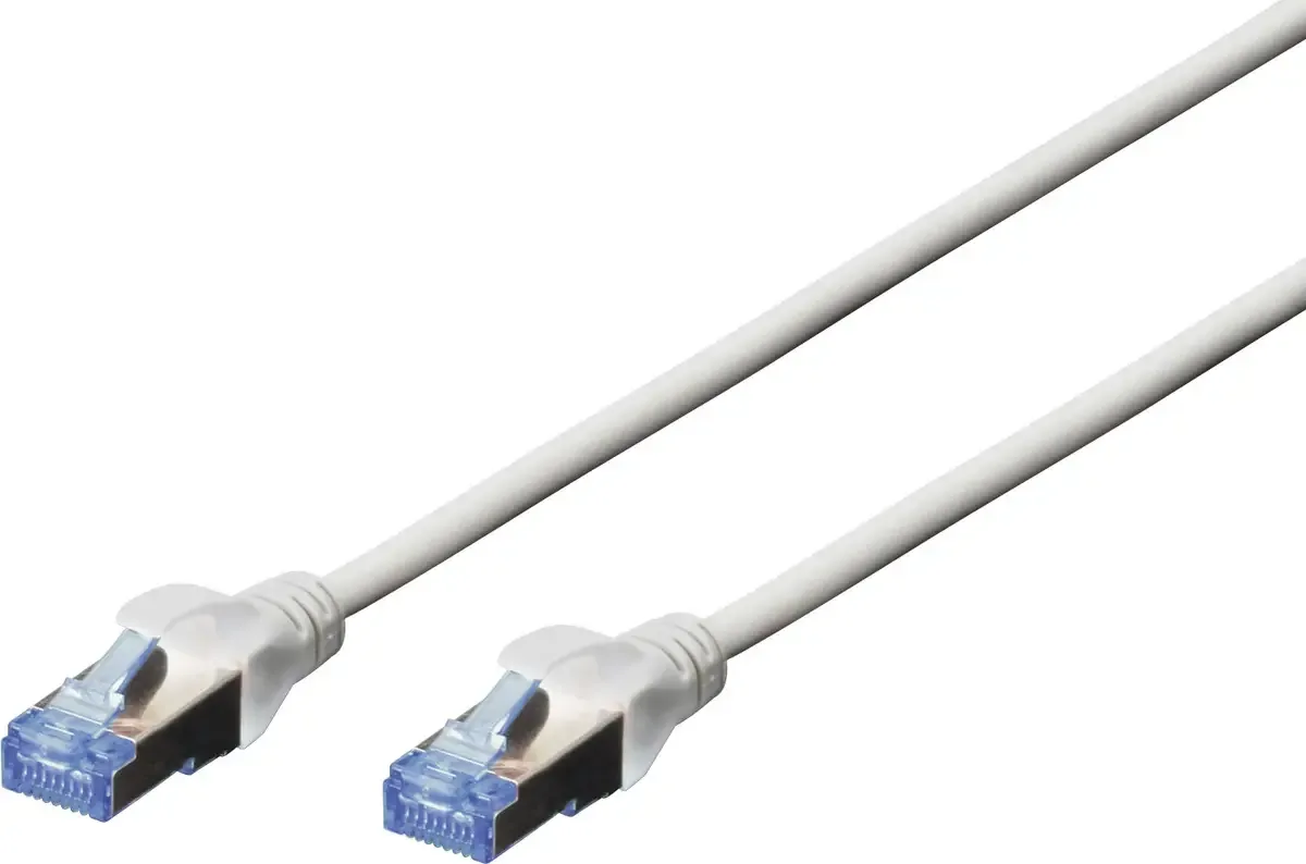 DK-1531-030 RJ45 nätverkskabel, patchkabel CAT 5e SF/UTP 3.00 m 1 st från Digitus i Grå – produktbild