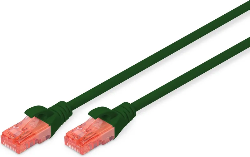 DK-1617-010/G RJ45 Netwerkkabel, patchkabel CAT 6 U/UTP 1.00 m 1 stuk(s) från Digitus i Grön – produktbild