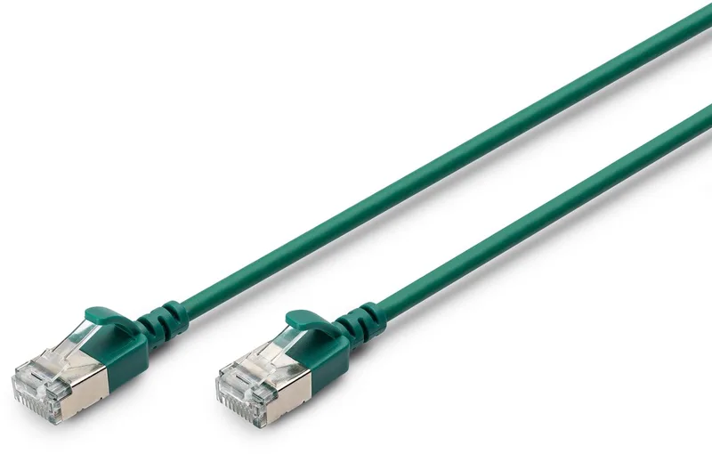 DK-1632-A-003S-G netwerkkabel 0,3 m Cat6a F/FTP (FFTP) Rond by Digitus in Green – product photo