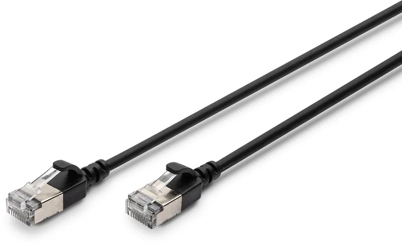 DK-1632-A-005S-BL netwerkkabel 0,5 m Cat6a F/FTP (FFTP) Rond by Digitus in Black – product photo