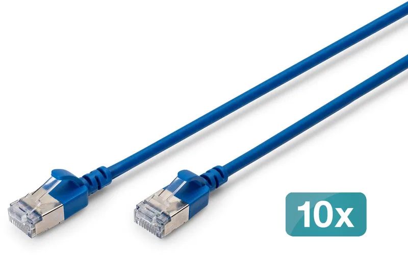 DK-1632-A-020S-B-10 netwerkkabel 2 m Cat6a F/FTP (FFTP) Rond by Digitus in Blue – product photo
