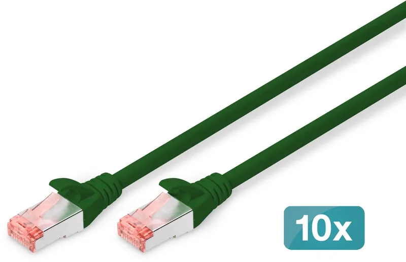 DK-1644-050-G-10 netwerkkabel 5 m Cat6 S/FTP (S-STP) by Digitus in Green – product photo