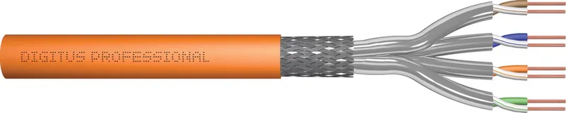 DK-1743-VH-025 Installatiekabel CAT 7 S/FTP 25 m von Digitus in Orange – Produktfoto