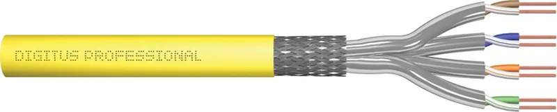 DK-1745-A-VH-5 netwerkkabel 500 m Cat7a S/FTP (S-STP) Rond von Digitus in Gelb – Produktfoto