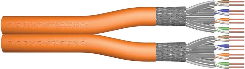 DK-1745-VH-D-5 netwerkkabel 500 m Cat7 S/FTP (S-STP) Rond von Digitus in Orange – Produktfoto