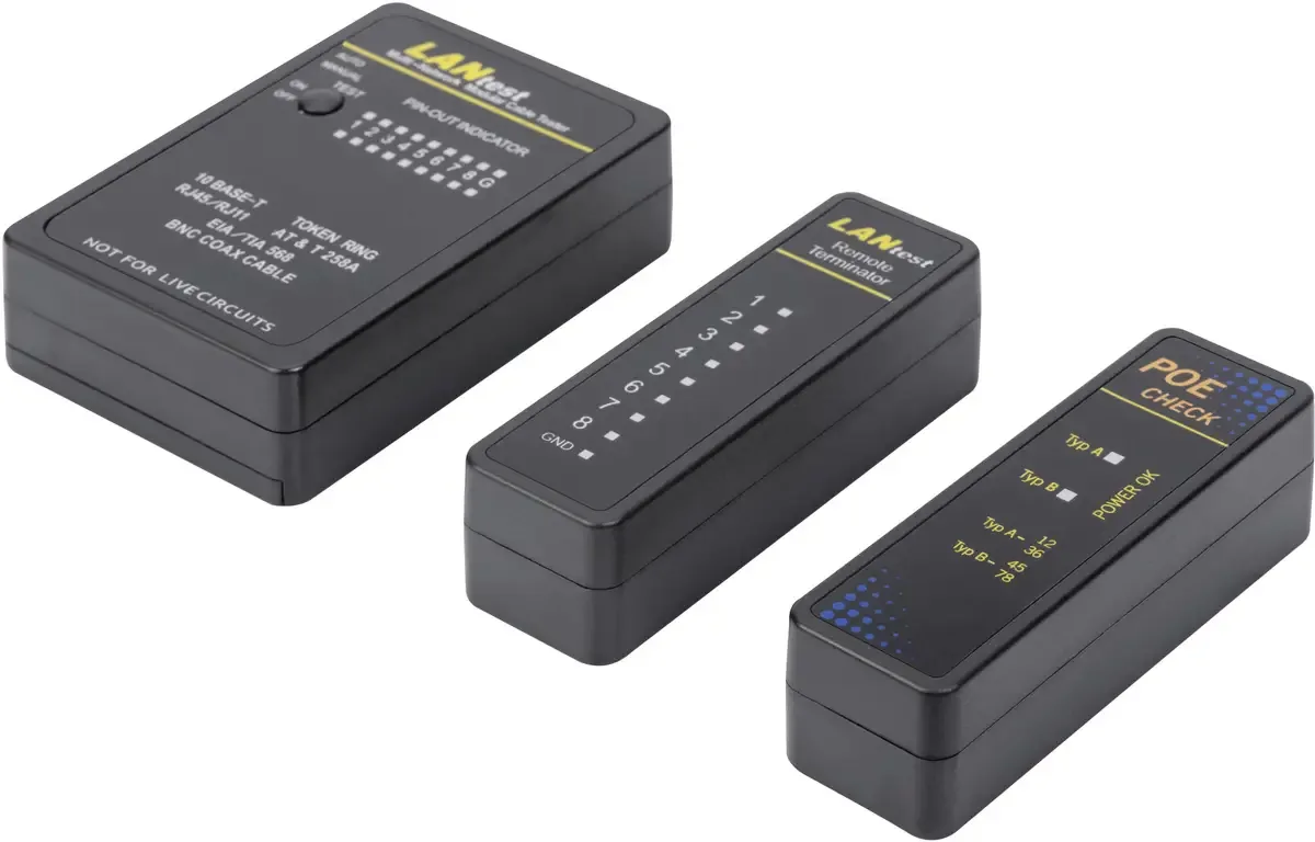 DN-14001-1 Netværkstester Passer til: CAT 3, CAT 5, CAT 6, CAT 7a de Digitus en Gris – photo produit