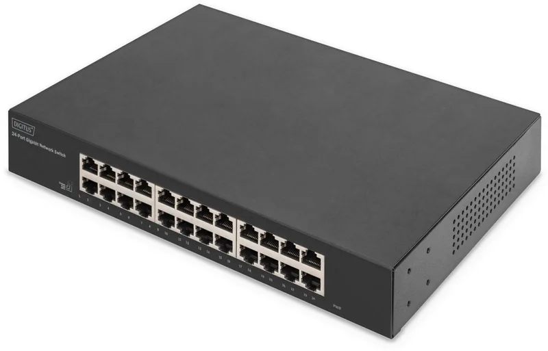 DN-80113-2 netwerk-switch Unmanaged Gigabit Ethernet (10/100/1000) by Digitus in Black – product photo