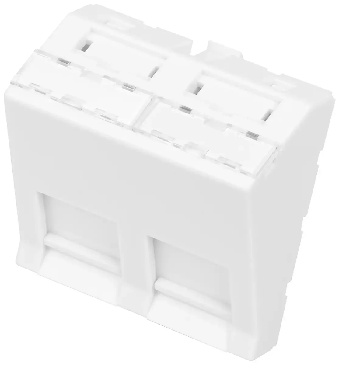 DN-93802-7-SH netwerk installatieset CAT 6a wit, onbestukt van Digitus – productfoto