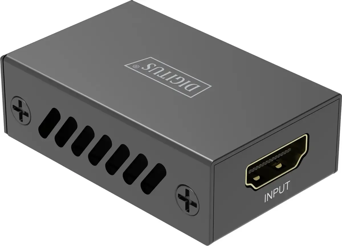 HDMI Repeater, 8K/60Hz fra Digitus i Sort – produktbillede