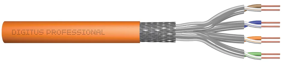 Installationskabel Kat. 7 S/FTP, PiMF, 500 m Trommel von Digitus – Produktfoto