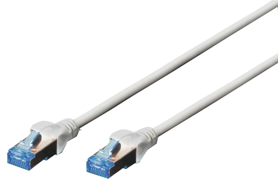 Patchkabel Kat. 5e, SF/UTP, 0,5 m, blau fra Digitus – produktbillede