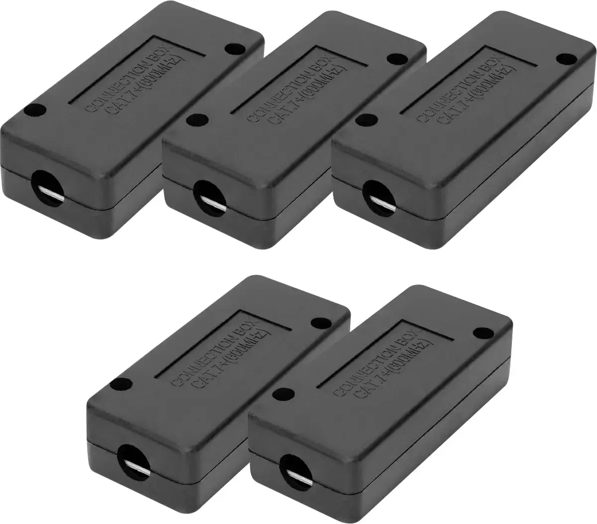 RJ45 réseau informatique Adaptateur CAT 7 de Digitus en Noir – photo produit