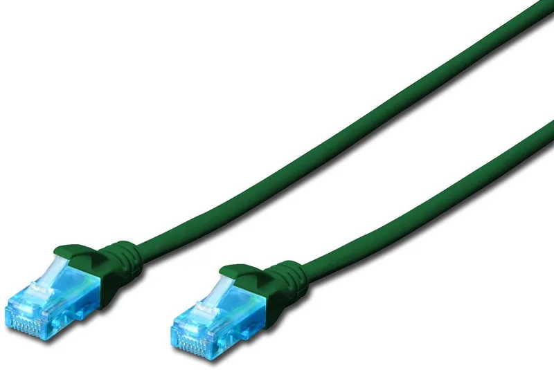Serie - UTP Patchkabel - 0,25m - PVC van Digitus in Groen – productfoto