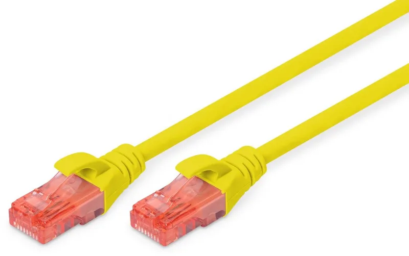 Serie - UTP Patchkabel - Kategoria 6 - 3m - PVC van Digitus in Geel – productfoto