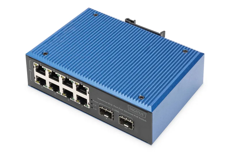 Switch 8+2 -Port Fast Ethernet PoE C/APC Stecker 5 by Digitus – product photo
