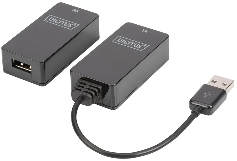 USB 1.1 Extender-Set, Sende- und Empfangseinheit by Digitus – product photo
