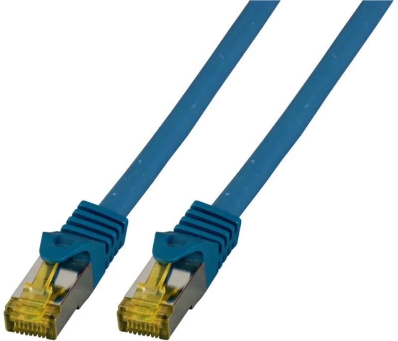 CAT6a sFTP kabel 0.25 meter från EFB Elektronik i Blå – produktbild
