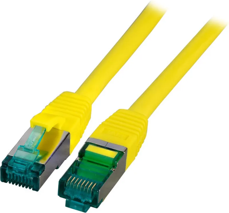 CAT6a sFTP kabel 1.5 meter från EFB Elektronik i Gul – produktbild
