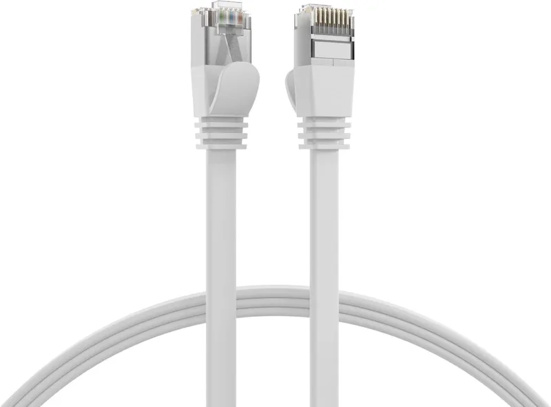 CAT6a U/FTP (STP) kabel 0.25 meter de EFB Elektronik en Blanc – photo produit
