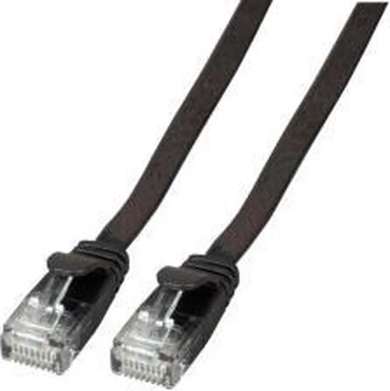 CAT6a UTP kabel 2 meter från EFB Elektronik i Svart – produktbild