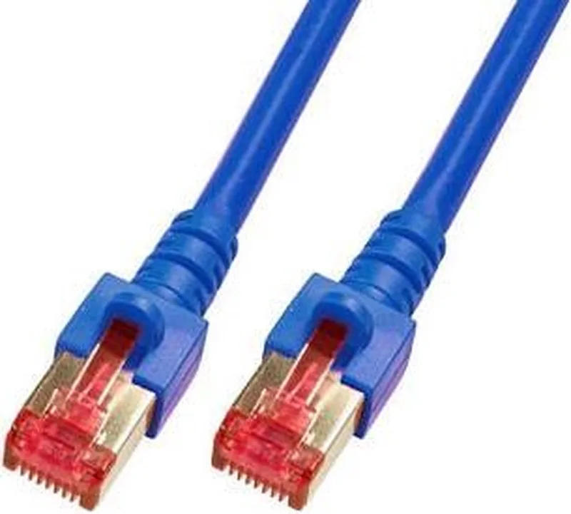 Elektronik 0.25m Cat6 S/FTP netwerkkabel 0,25 m van EFB Elektronik in Blauw – productfoto