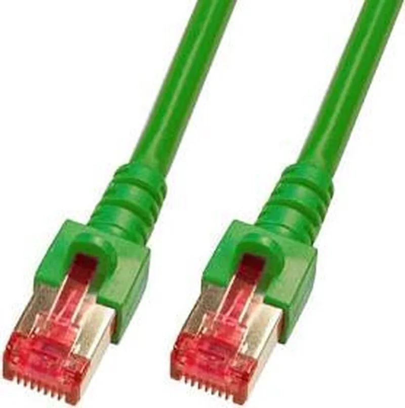 Elektronik 0.25m Cat6 S/FTP netwerkkabel 0,25 m by EFB Elektronik in Green – product photo