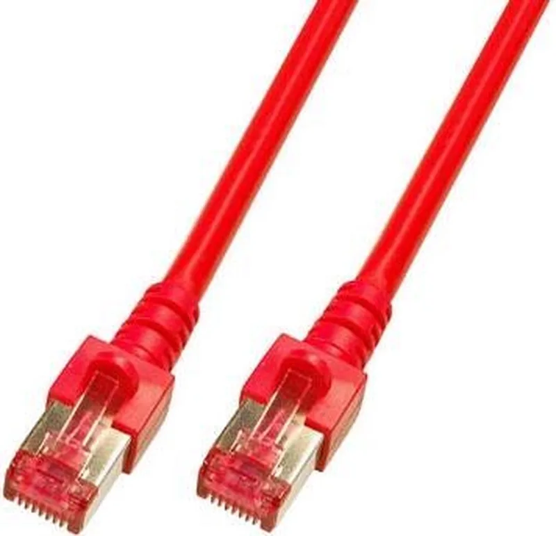 Elektronik 0.25m Cat6 S/FTP netwerkkabel 0,25 m från EFB Elektronik i Röd – produktbild
