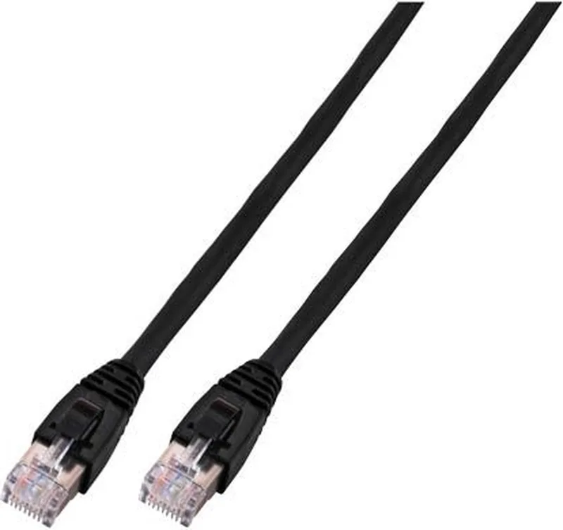 Elektronik 10m Cat6 Patch netwerkkabel U/UTP (UTP) från EFB Elektronik i Svart – produktbild