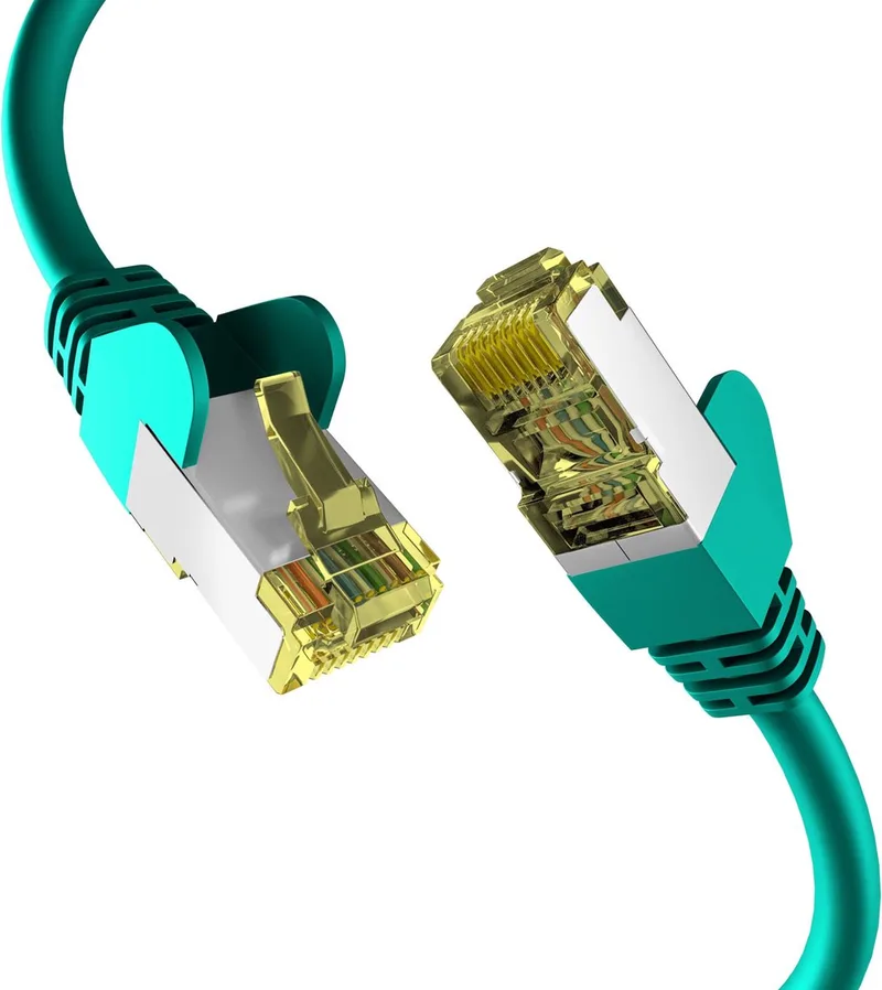 Eletronik CAT6a 25m patchkabel S/FTP PIMF von EFB Elektronik in Grün – Produktfoto