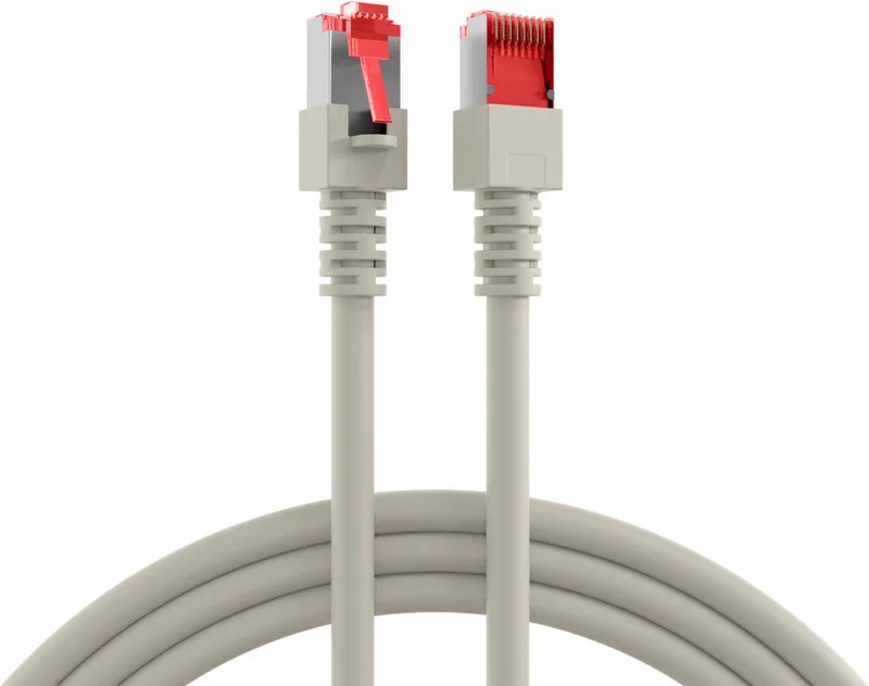 K5510.0,15 RJ45 Netwerkkabel, patchkabel CAT 6 S/FTP 15.00 cm Vlambestendig, Snagless 1 stuk(s) fra EFB Elektronik i Grå – produktbillede