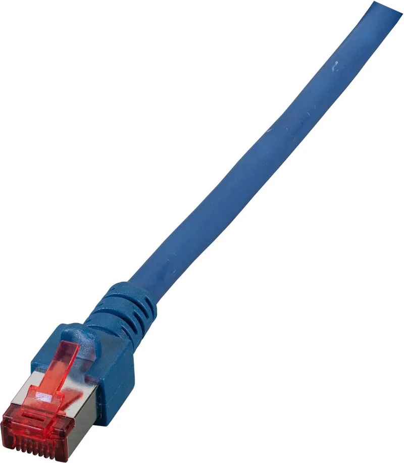 K5513.0,15 netwerkkabel 0,15 m Cat6 S/FTP (S-STP) Rond by EFB Elektronik in Blue – product photo