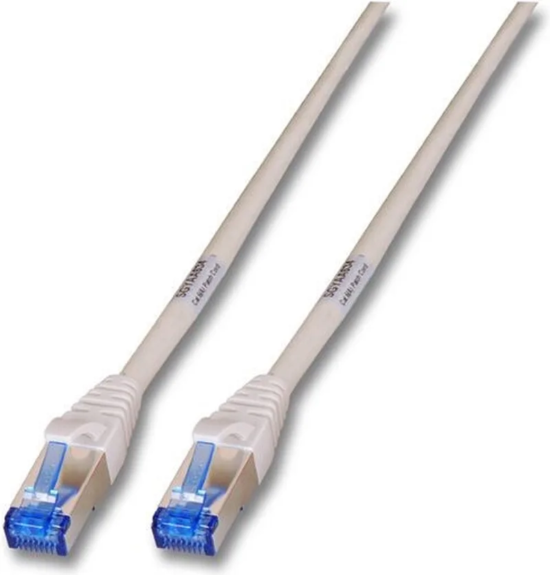 K5535GR.5 RJ45 Netwerkkabel, patchkabel CAT 6A S/FTP 5.00 m UL gecertificeerd, Vlambestendig, Snagless 1 stuk(s) från EFB Elektronik i Grå – produktbild