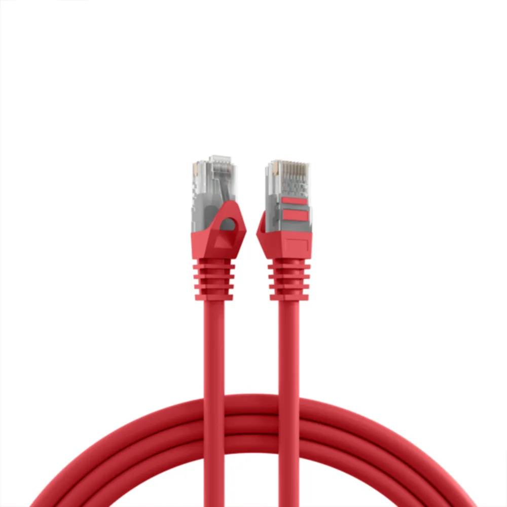 Kupferverkabelung RJ45 Patchkabel Cat.5e U/UTP LSZH, CCA AWG24/7 rot 7,5m - 1 VPE = 5 Stï¿½ck fra EFB Elektronik – produktbillede