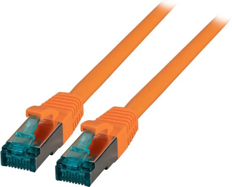 MK6001.3O netwerkkabel 3 m Cat6a S/FTP (S-STP) van EFB Elektronik in Oranje – productfoto