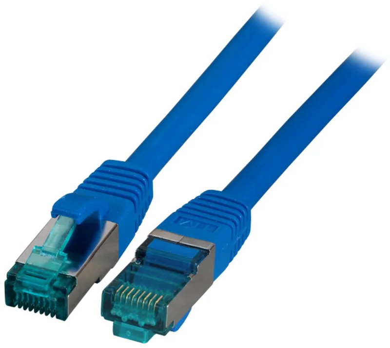 MK6001.5BL netwerkkabel 5 m Cat6a S/FTP (S-STP) Rond från EFB Elektronik i Blå – produktbild