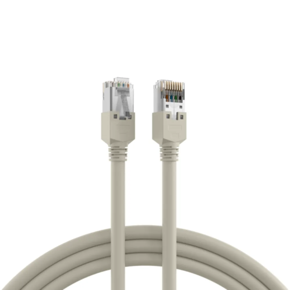 Patchkabel RJ45 Patchkabel Cat.5e S/UTP PVC, Dätwyler 5502 TM11 1m - 1 VPE = 5 Stï¿½ck fra EFB Elektronik i Grå – produktbillede