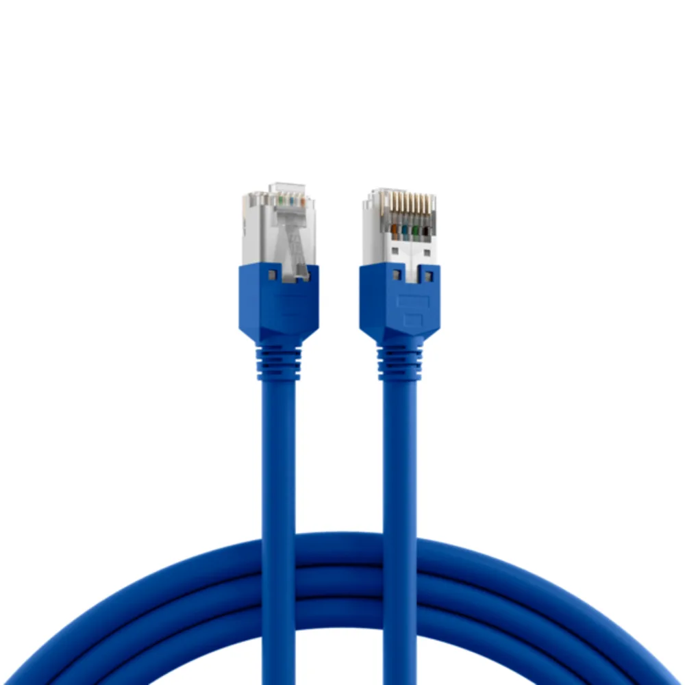 Patchkabel RJ45 Patchkabel Cat.5e SF/UTP LSZH, Draka UC300 TM11 5m - 1 VPE = 5 Stï¿½ck fra EFB Elektronik i Blå – produktbillede