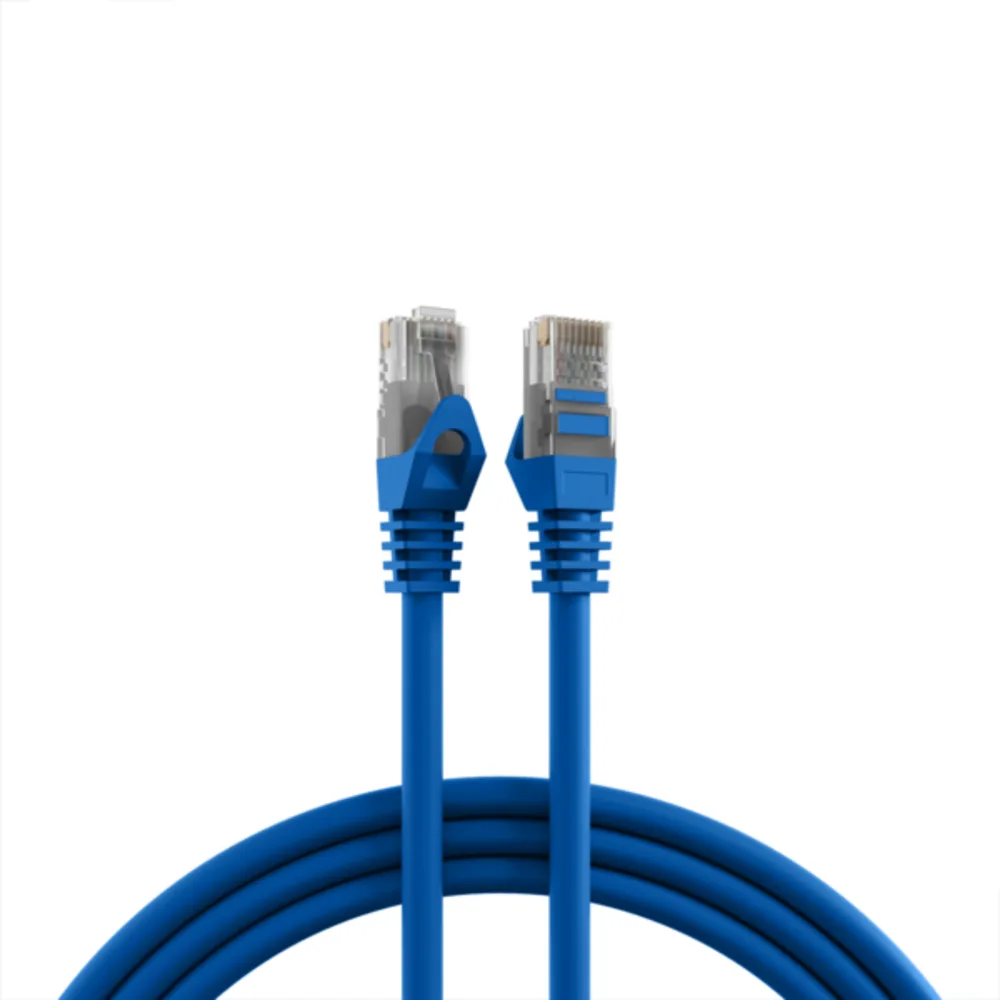 Patchkabel RJ45 Patchkabel Cat.5e U/UTP LSZH, CCA AWG24/7 blau 1m - 1 VPE = 10 Stï¿½ck fra EFB Elektronik – produktbillede