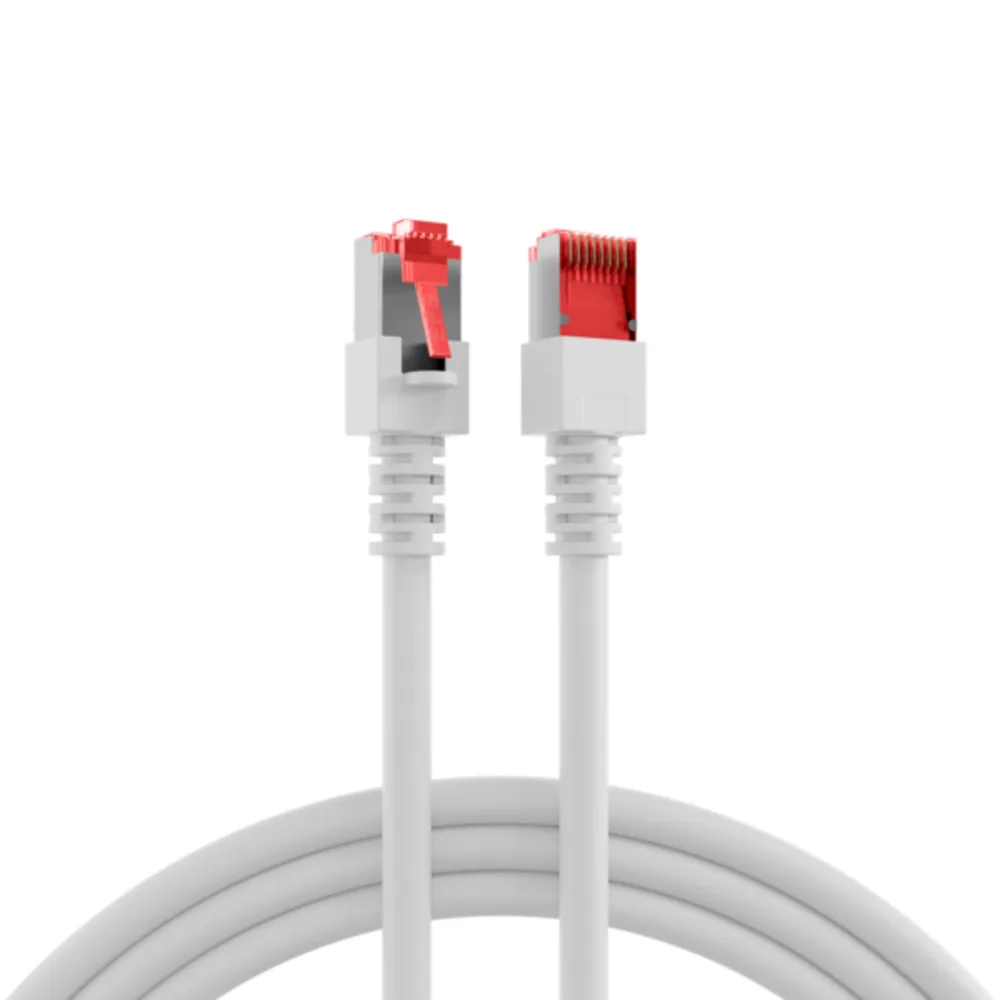 Patchkabel RJ45 Patchkabel Cat.6 S/FTP LSZH, 1m - 1 VPE = 10 Stï¿½ck de EFB Elektronik en Blanc – photo produit