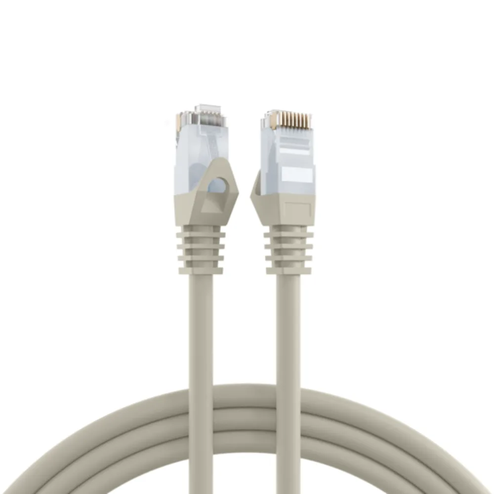 Patchkabel RJ45 Patchkabel Cat.6 U/UTP LSZH, CCA grau 2m - 1 VPE = 10 Stï¿½ck fra EFB Elektronik – produktbillede
