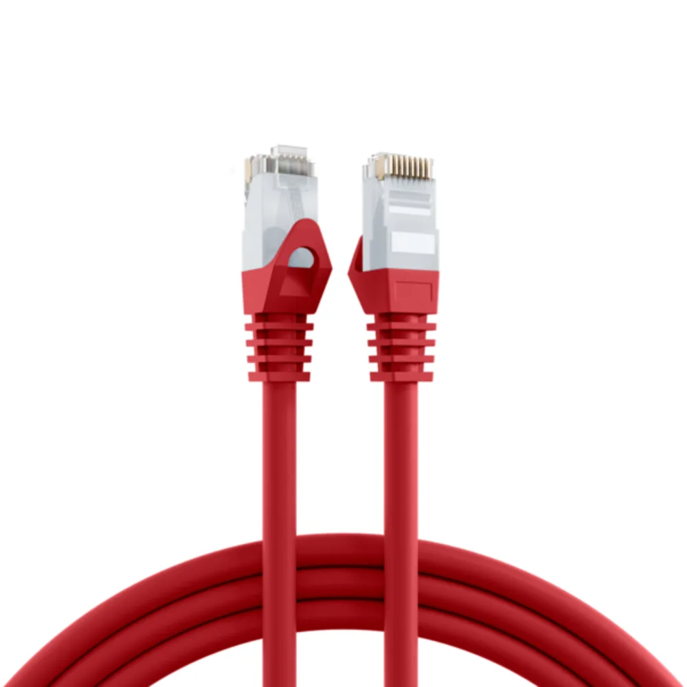 Patchkabel RJ45 Patchkabel Cat.6 U/UTP LSZH, CCA rot 7,5m - 1 VPE = 5 Stï¿½ck fra EFB Elektronik – produktbillede