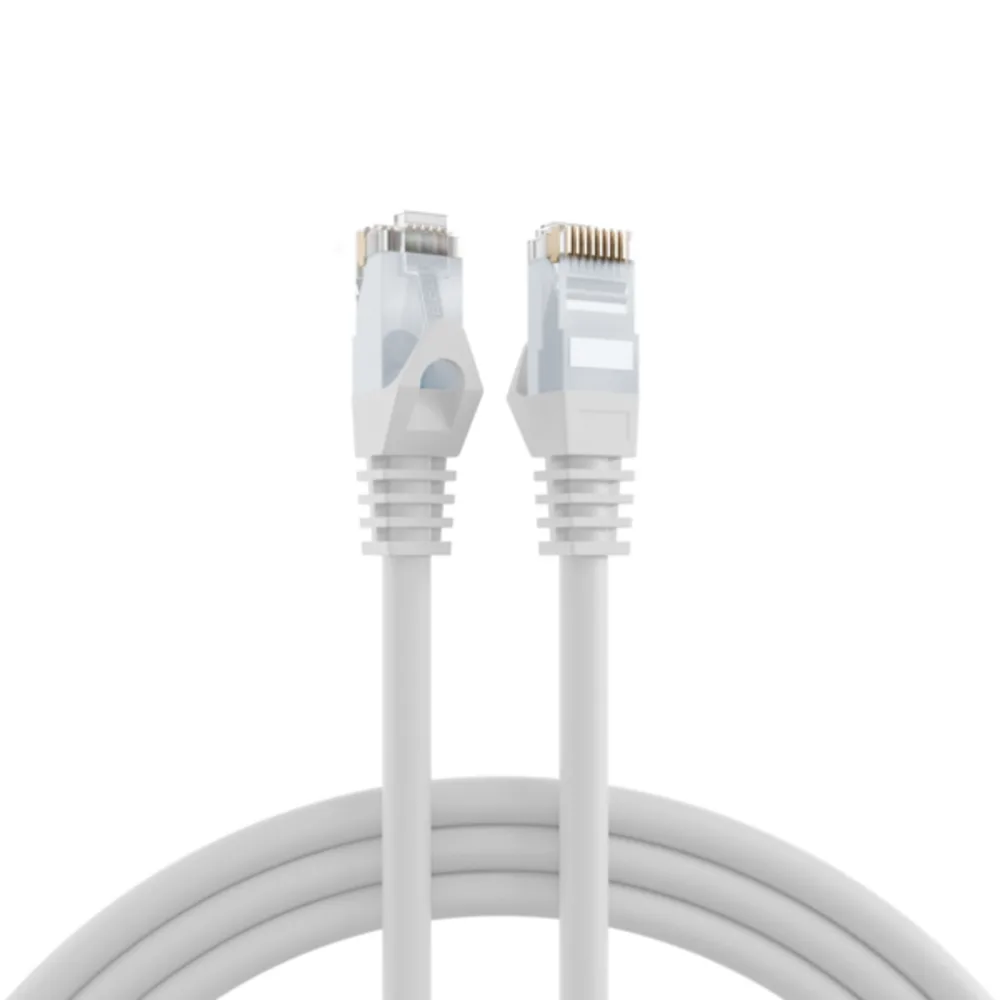 Patchkabel RJ45 Patchkabel Cat.6 U/UTP LSZH, CCA weiß 0,25m - 1 VPE = 10 Stï¿½ck fra EFB Elektronik – produktbillede