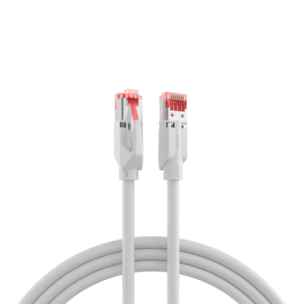 Patchkabel RJ45 Patchkabel Cat.6A S/FTP LSZH, Draka UC900 TM21 weiß 0,25m - 1 VPE = 10 Stï¿½ck by EFB Elektronik – product photo