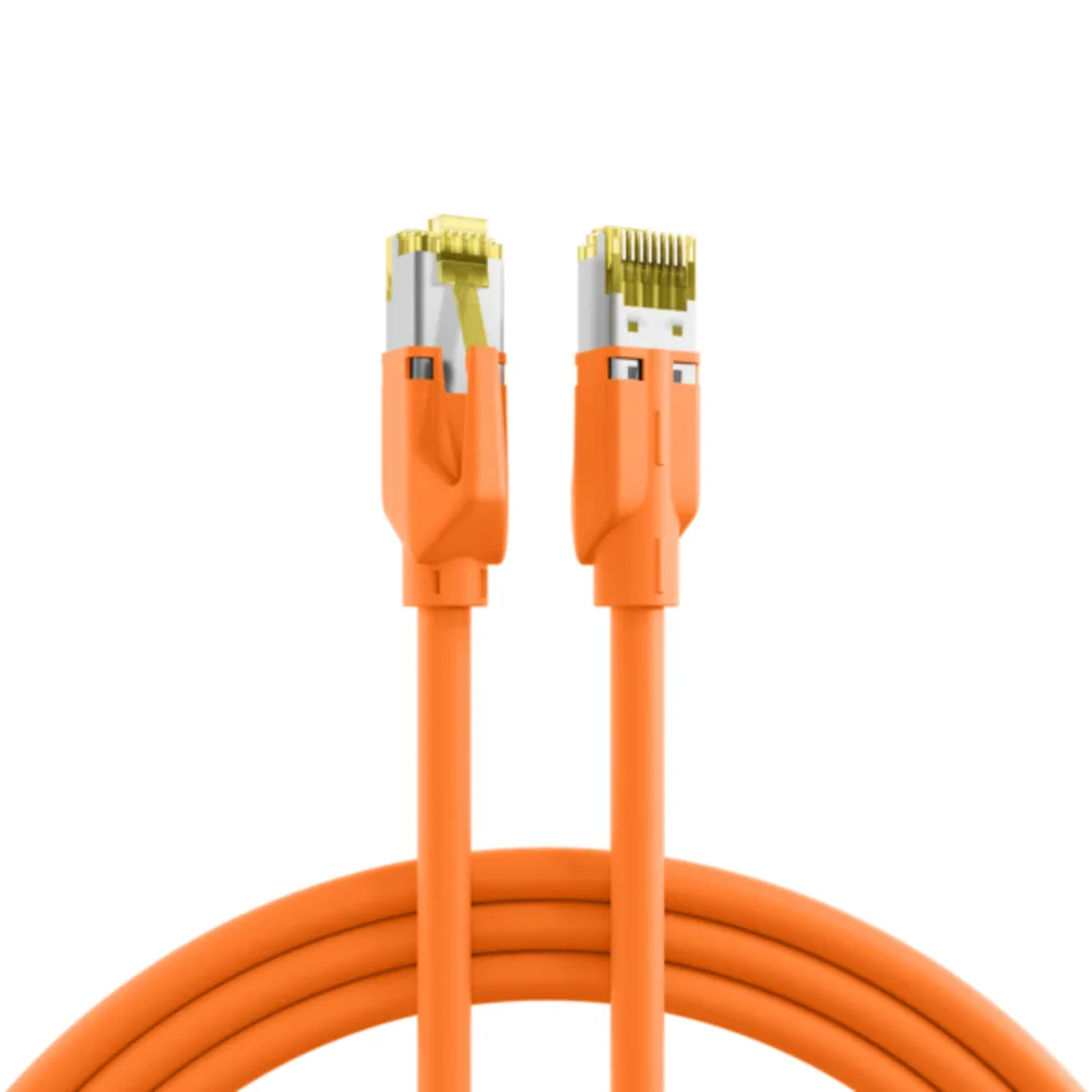 Patchkabel RJ45 Patchkabel Cat.6A S/FTP LSZH, Draka UC900 TM31 orange 40m - 1 VPE = 10 Stï¿½ck by EFB Elektronik – product photo