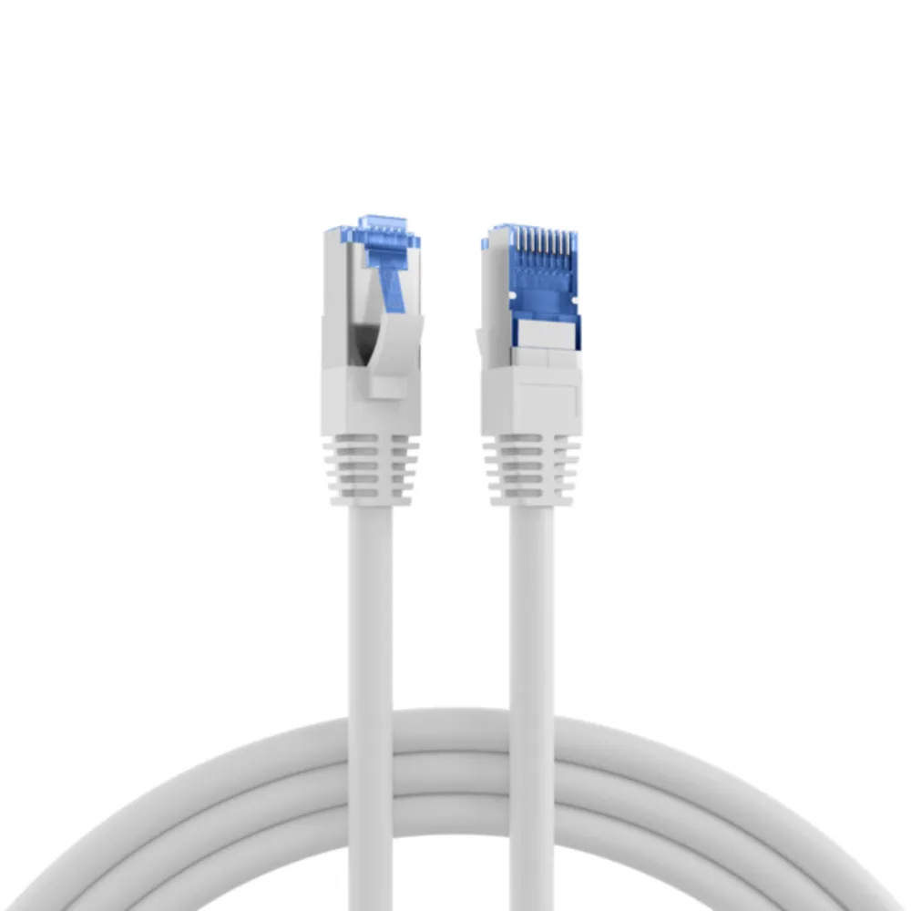 Patchkabel RJ45 Patchkabel Cat.6A S/FTP TPE, Cat.7 Rohkabel superflex weiß 2m - 1 VPE = 10 Stï¿½ck by EFB Elektronik – product photo