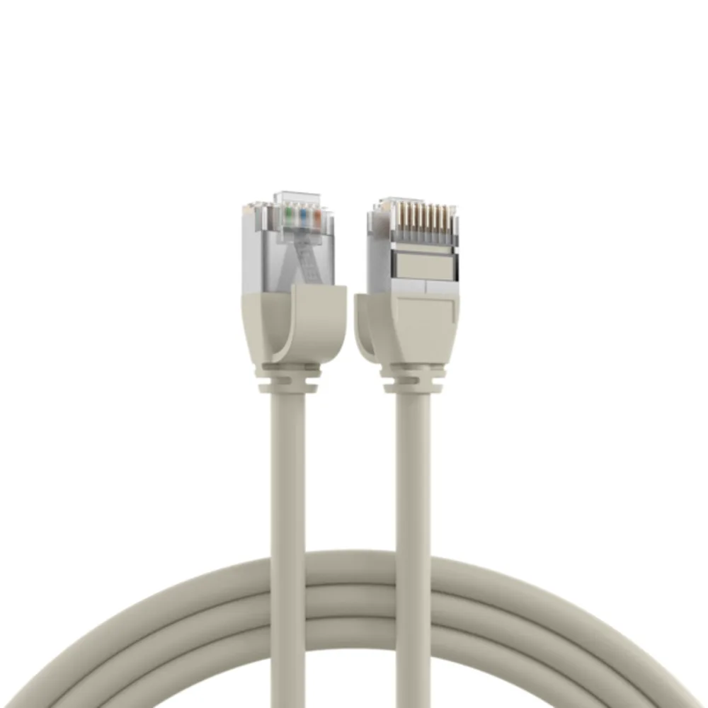 Patchkabel RJ45 Patchkabel Cat.6A U/FTP TPE, 4mm ultraflex grau 1m - 1 VPE = 10 Stï¿½ck by EFB Elektronik – product photo