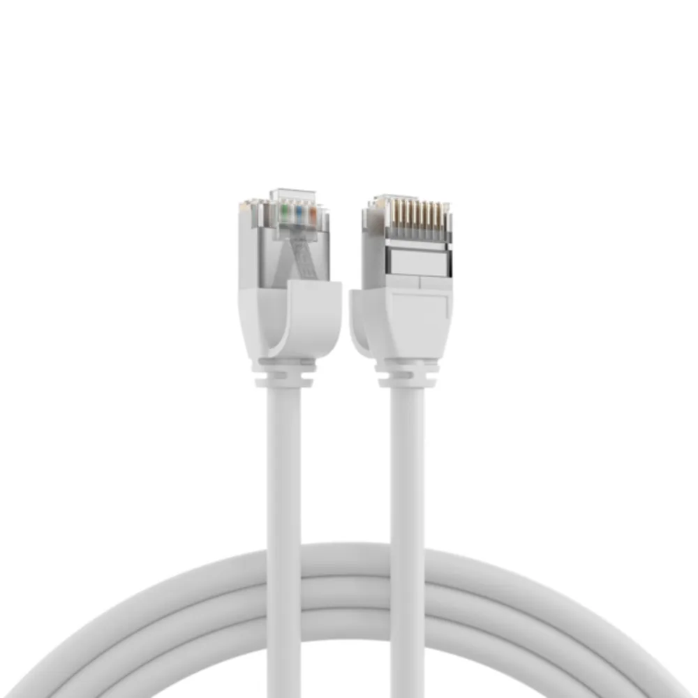 Patchkabel RJ45 Patchkabel Cat.6A U/FTP TPE, 4mm ultraflex weiß 2m - 1 VPE = 10 Stï¿½ck by EFB Elektronik – product photo