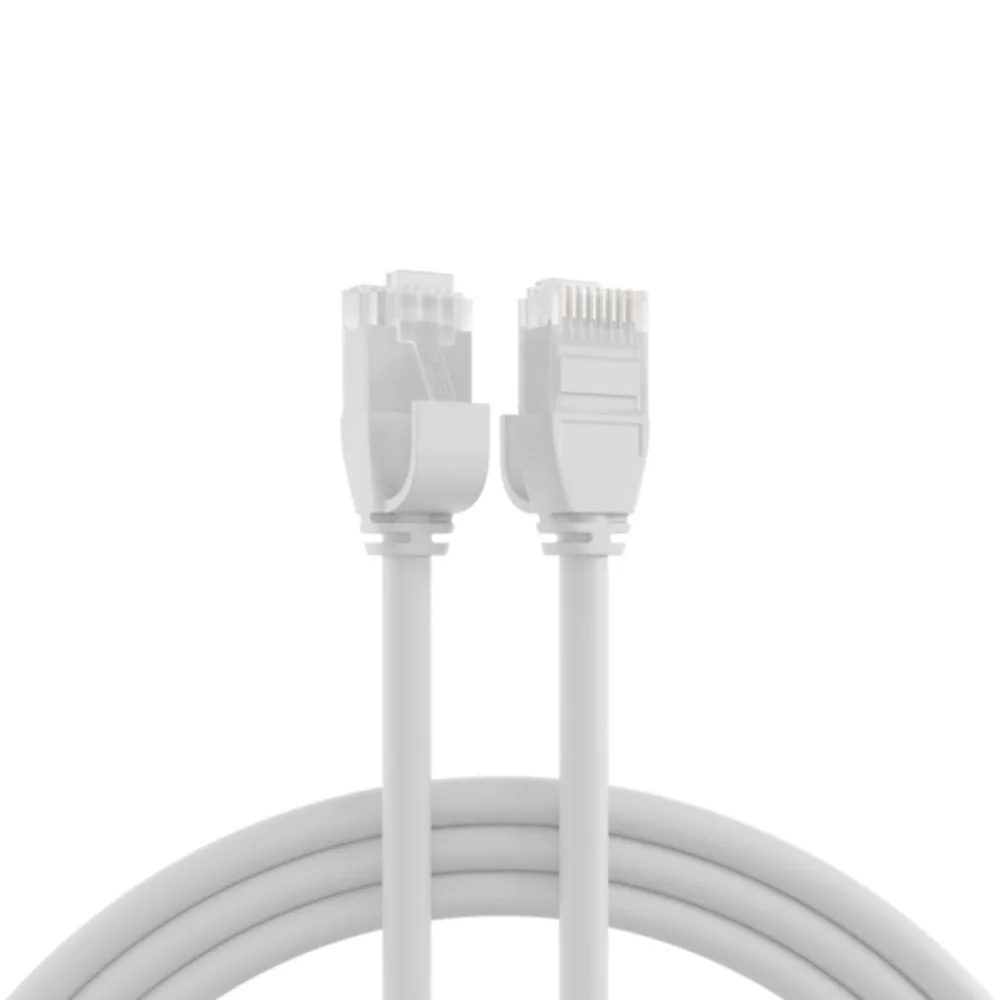 Patchkabel RJ45 Patchkabel Cat.6A U/UTP TPE, 3,6mm ultraflex weiß 3m - 1 VPE = 10 Stï¿½ck van EFB Elektronik – productfoto